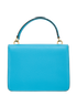 Harlow Satchel, &pound;375, Handbags, Blue, Leather, Back view
